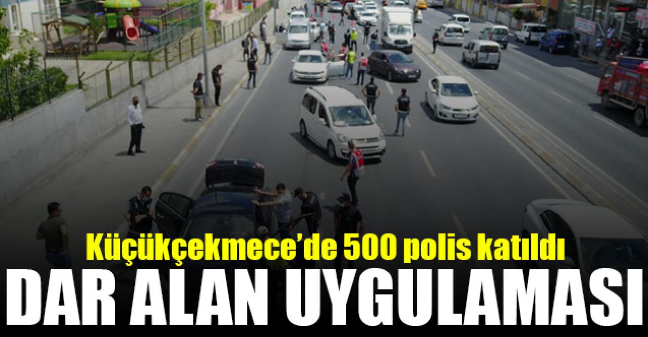 Küçükçekmece'de 'dar alan uygulaması' denetimi