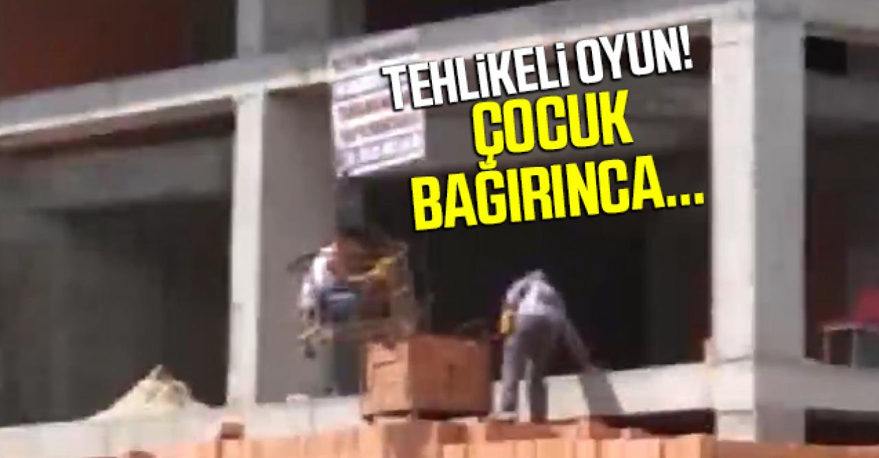 Arnavutköy'de tehlikeli oyun! Emniyetsiz asansörle yukarı çekilen çocuk bağırınca...