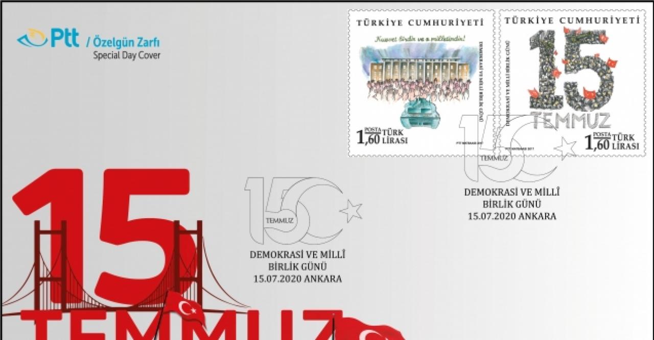 PTT'den 15 Temmuz zarfı