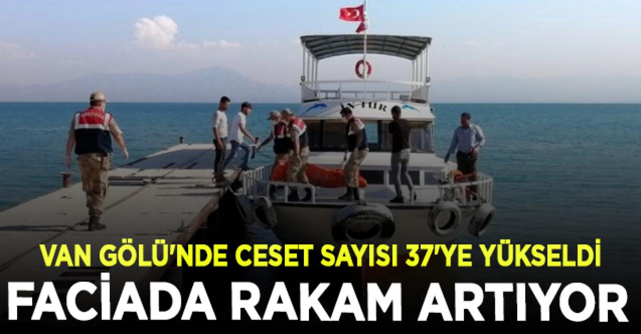 Van Gölü'nde ceset sayısı 37'ye yükseldi