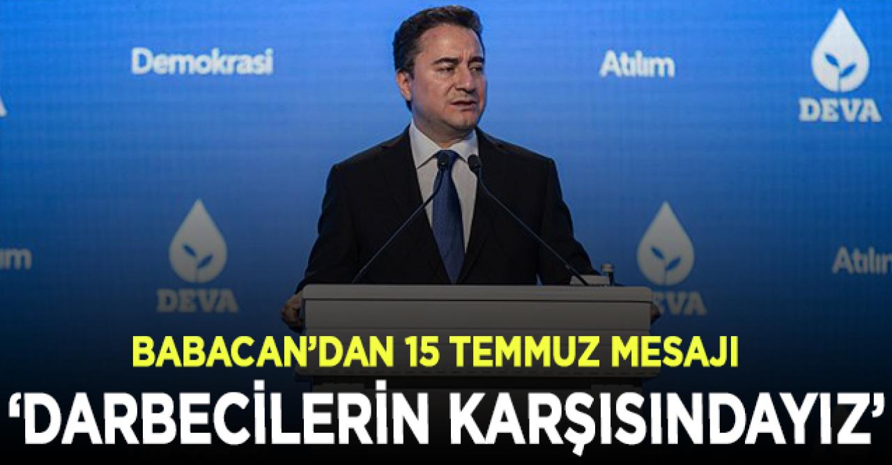 Ali Babacan: Paralel yapılanmaların karşısındayız