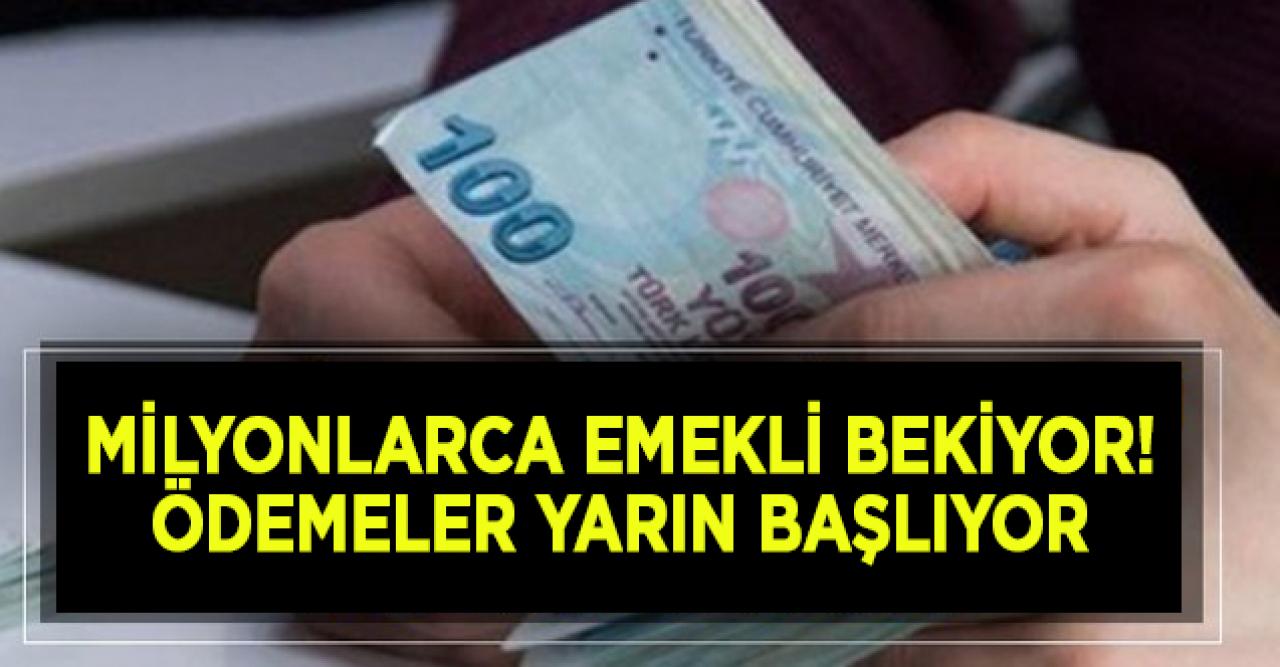 12 milyon emekliye Kurban Bayramı ikramiyesi ödemeleri yarın başlıyor