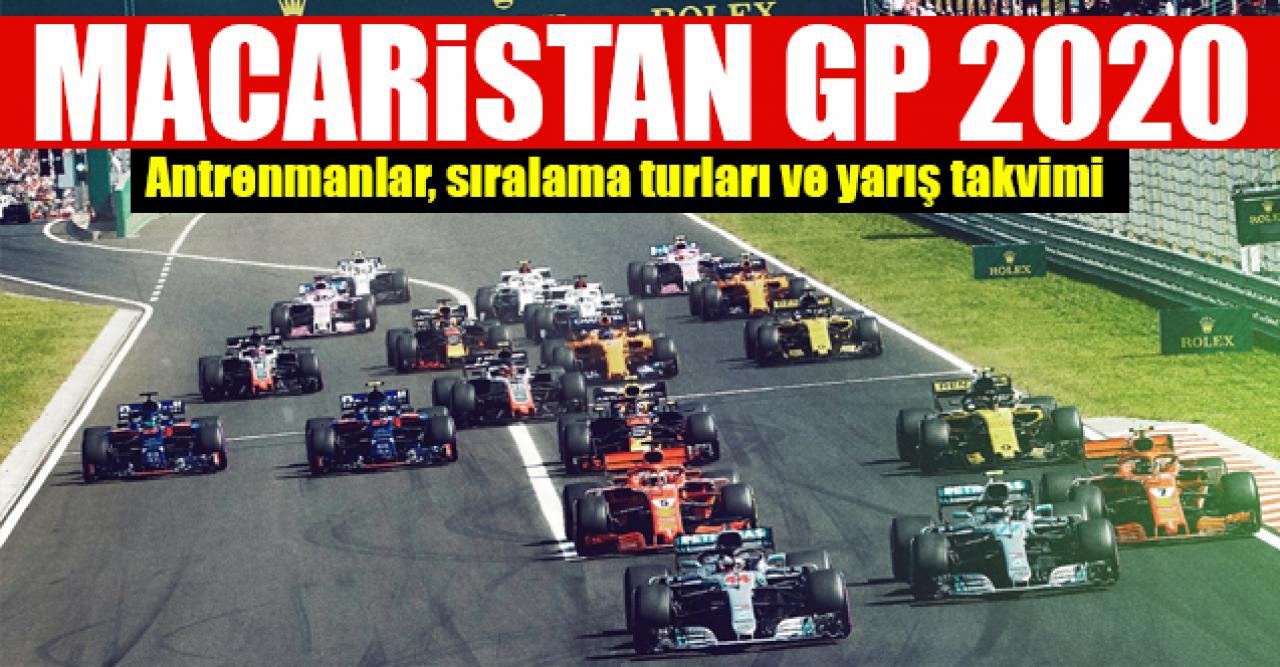 Formula 1 (F1) 2020 Macaristan Grand Prix'i (GP) yarışı canlı izle