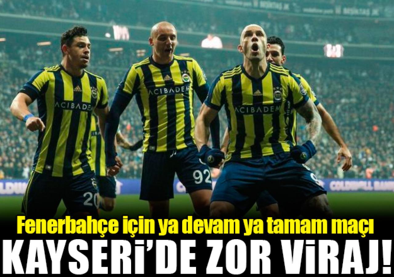 Kayseri'de zor viraj