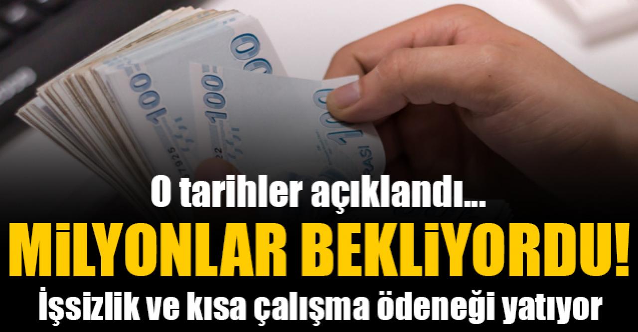 Temmuz ayı işsizlik ve kısa çalışma ödemeleri ne zaman yatacak?