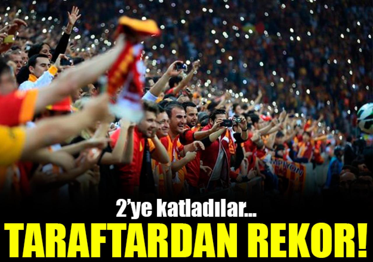 Galatasaray taraftarından rekor