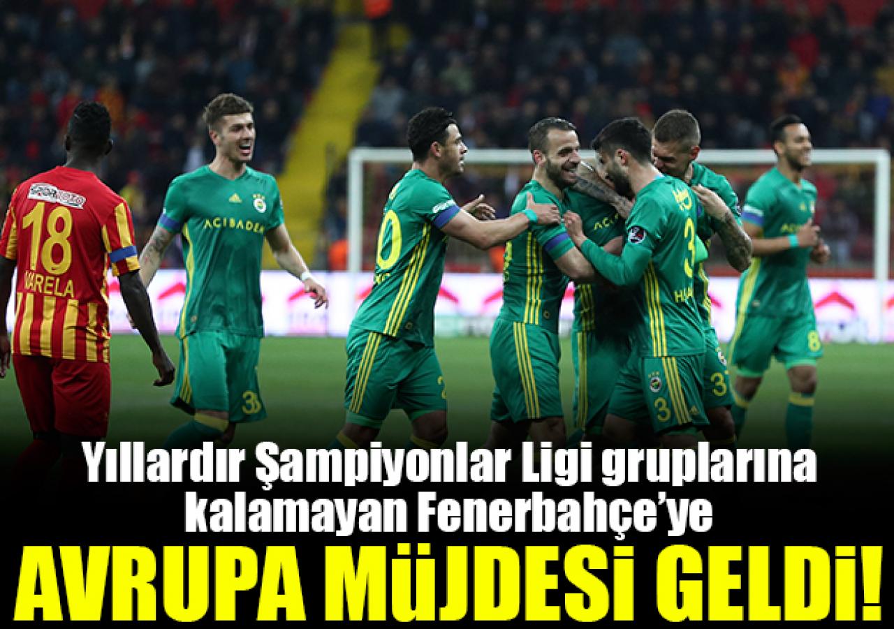 Fenerbahçe Şampiyonlar Ligi'nde!