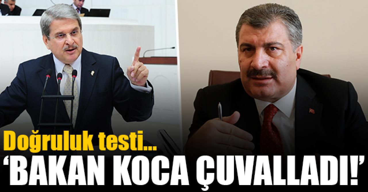 Doğruluk testi: Bakan Koca test konusunda çuvalladı