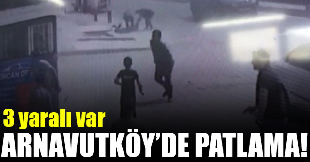 Arnavutköy'deki iş yerinde patlama: 3 yaralı