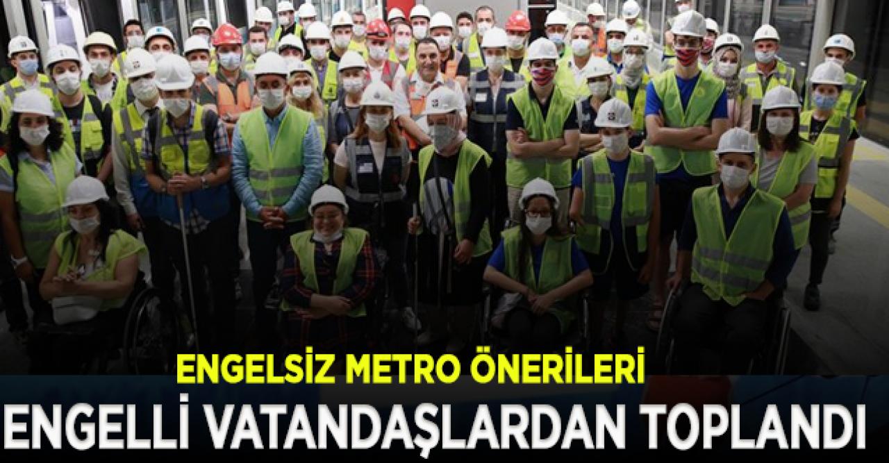 Engelsiz Metro Önerileri Engelli Vatandaşlardan Toplandı