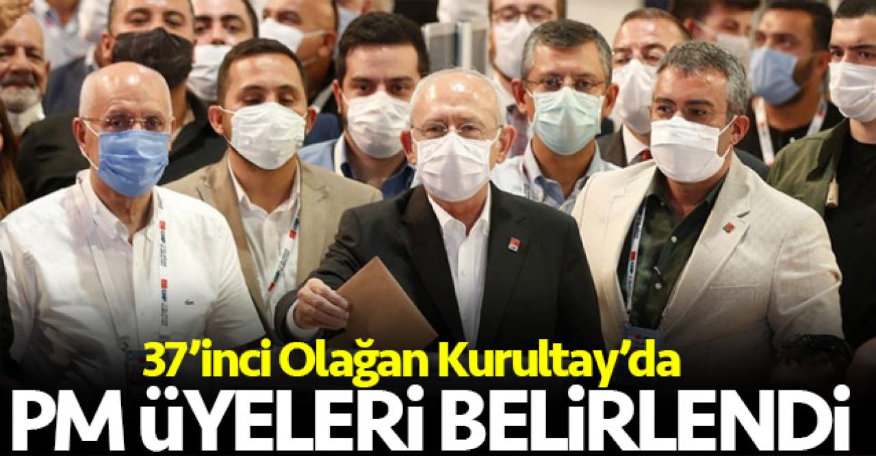 CHP Parti Meclisi'nde yer alan isimler belli oldu!