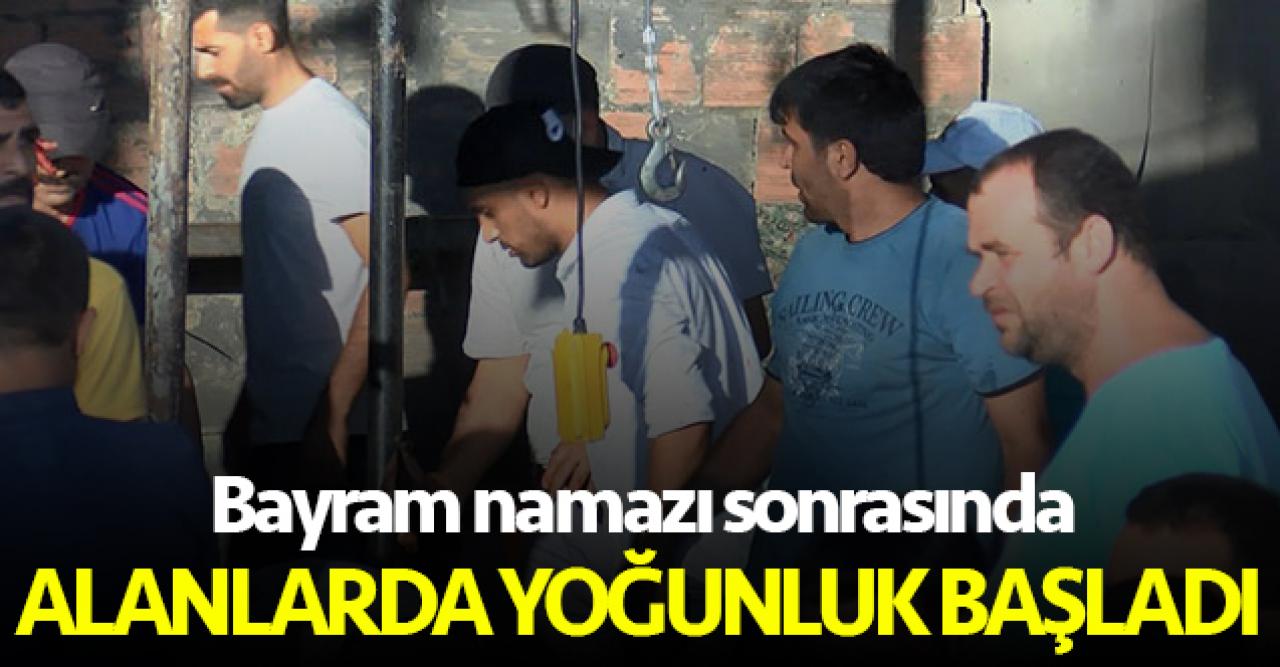 Kurban pazarları ve kesim alanlarında yoğunluk giderek artıyor