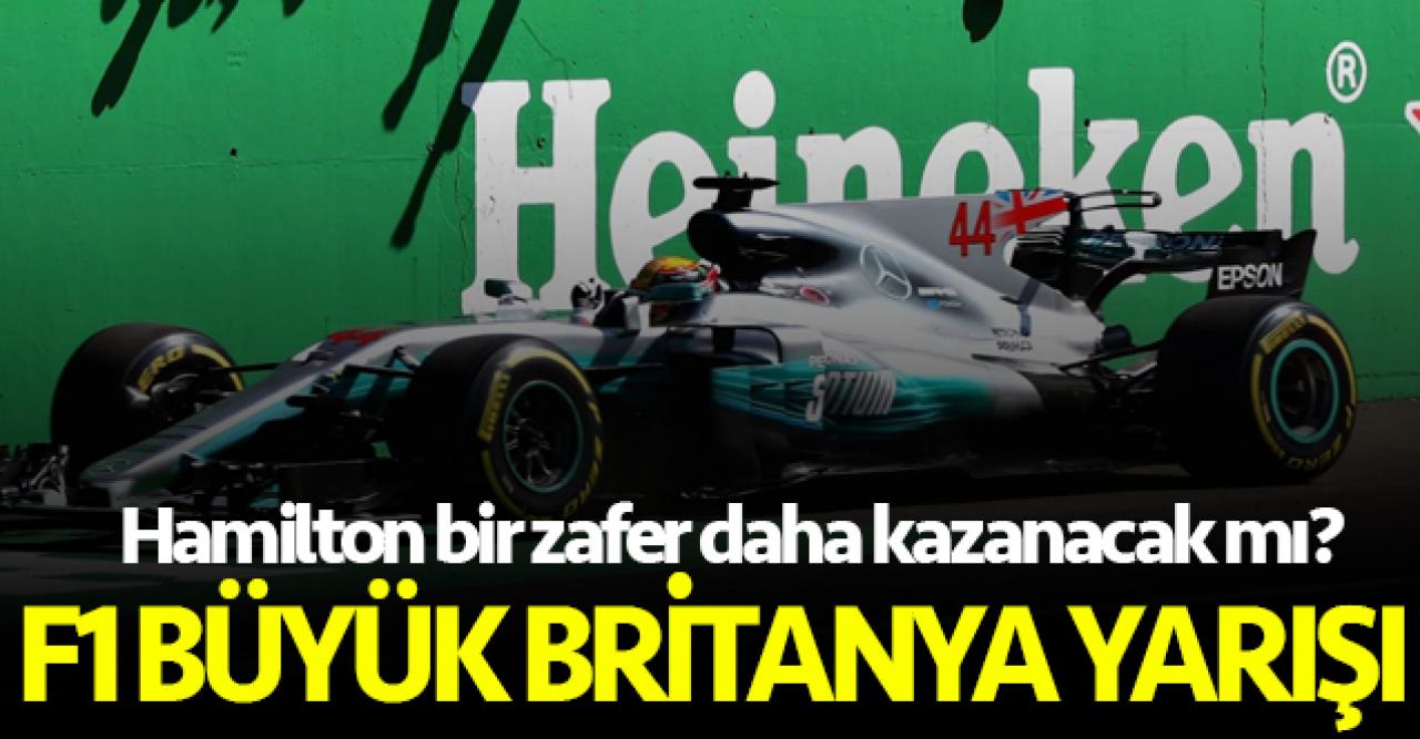 Formula 1 (F1) 2020 Büyük Britanya Grand Prix'i (GP) yarışı canlı izle