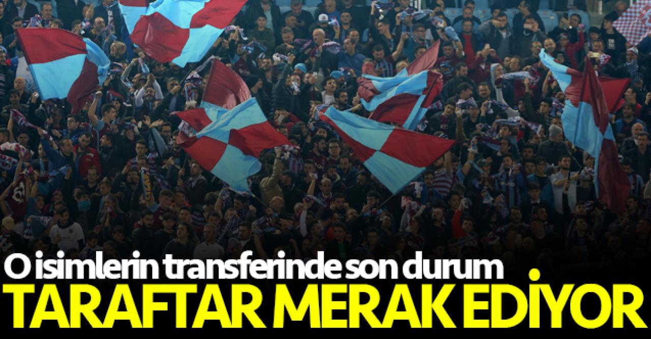 Trabzonspor'da gündem transfer! O isimlerin geleceği merak konusu...