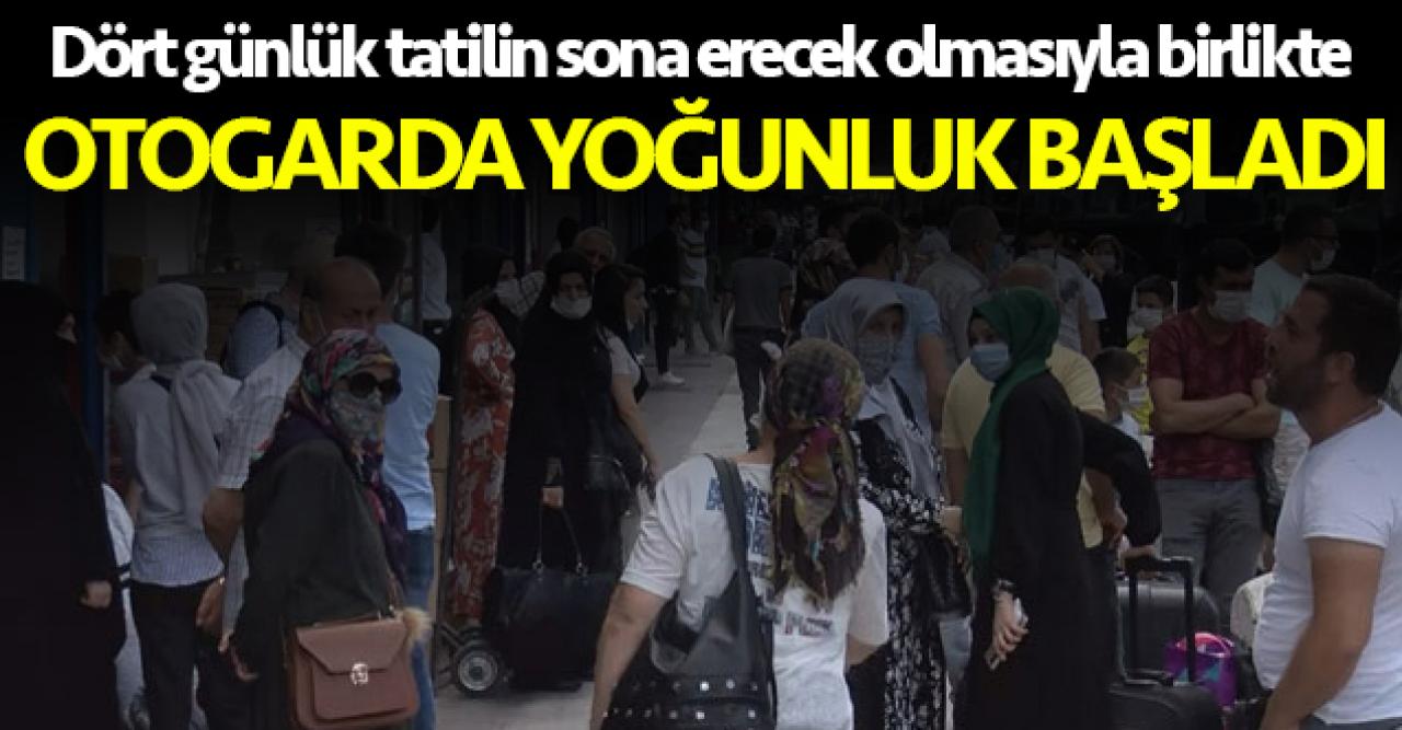 15 Temmuz Demokrasi Otogarı'nda yoğunluk!