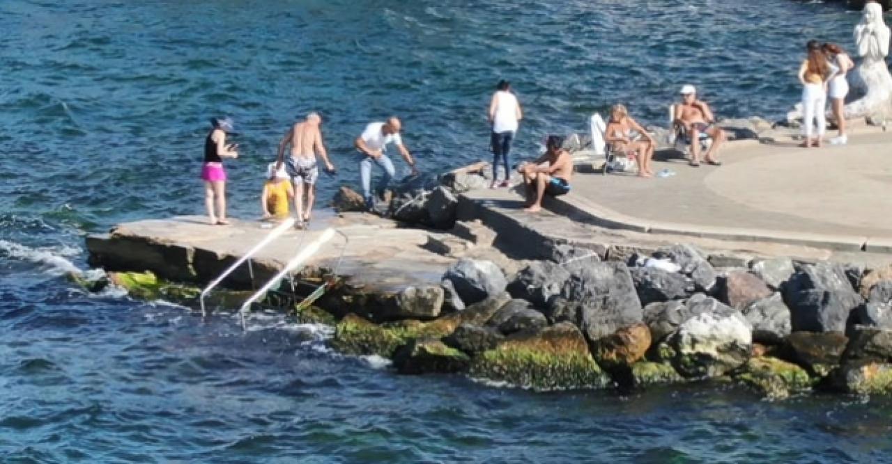 Büyükada'da vatandaşların ücretli plaj tepkisi