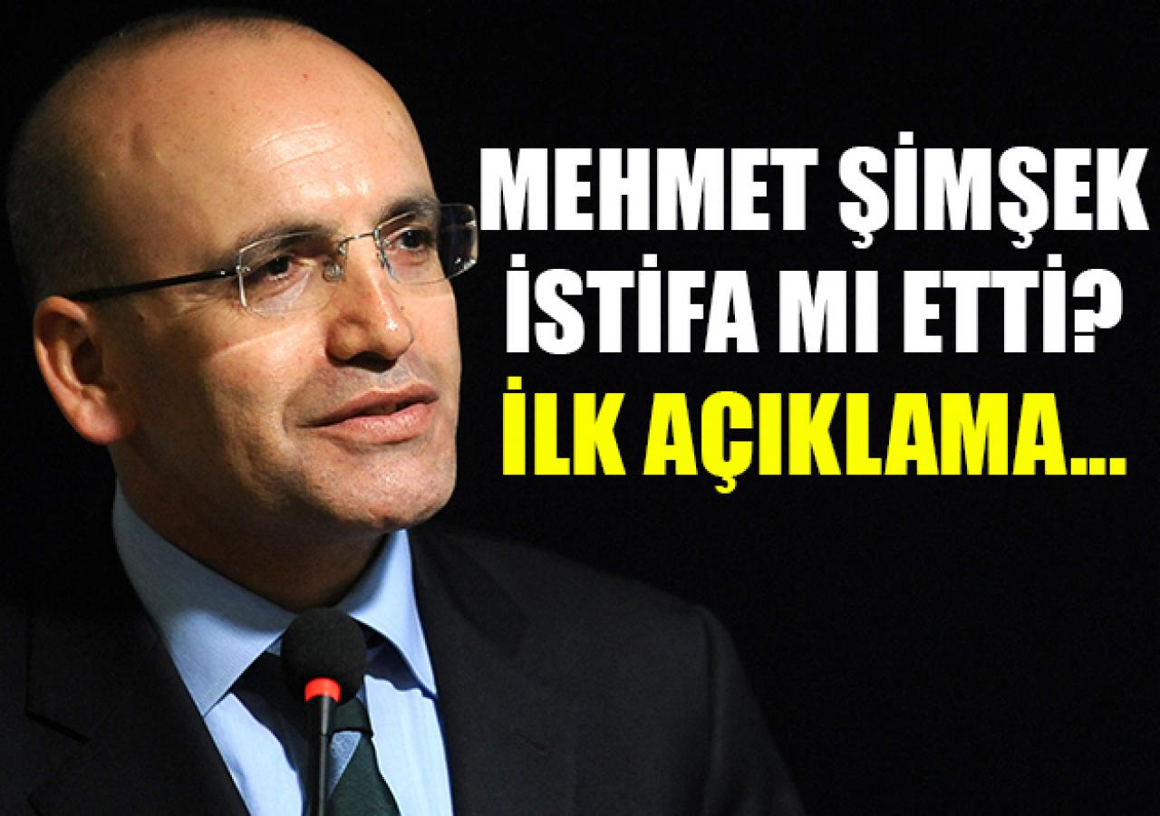 Ekonomiden Sorumlu Başbakan Yardımcısı Mehmet Şimşek istifa mı etti! İşte ilk açıklama