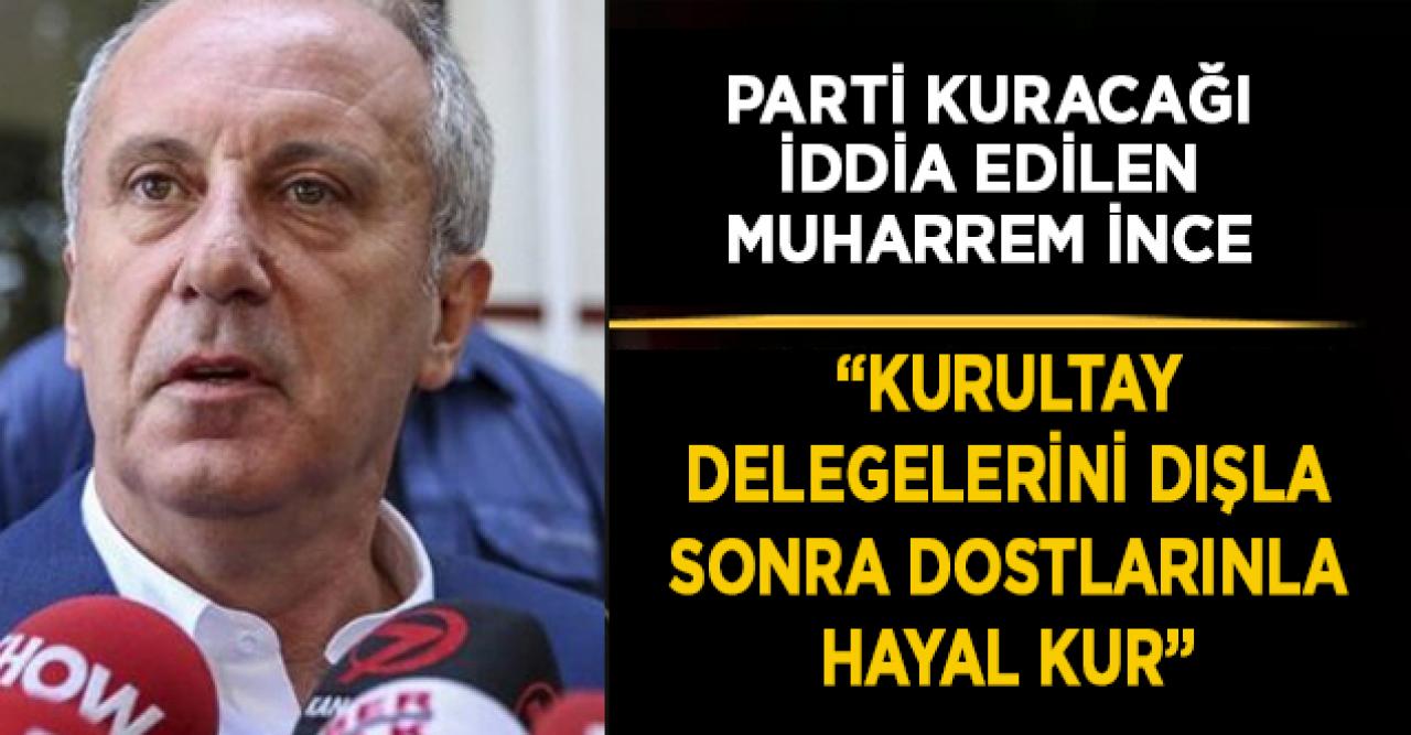 Muharrem İnce: Bölücü olan kim?