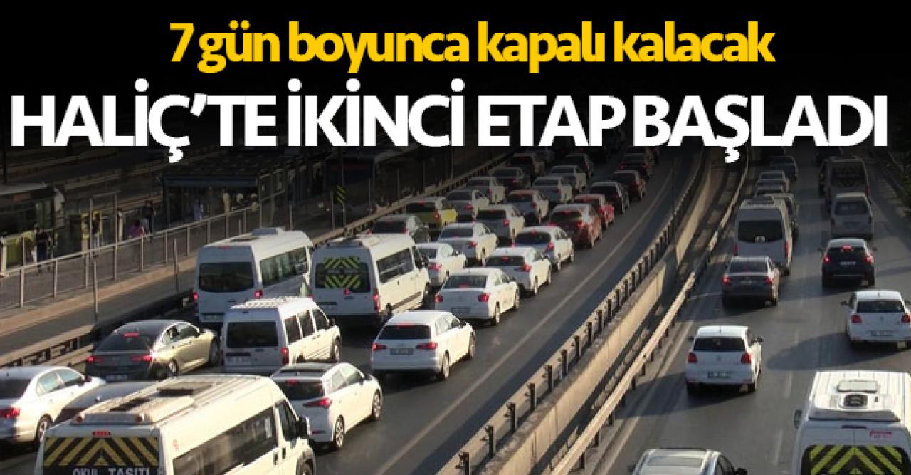 Haliç'te ikinci etap çalışmaları başladı