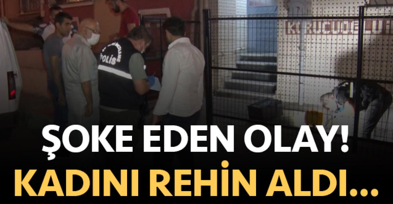 Silahla rehin aldığı kadını polisin ikna etmesiyle serbest bıraktı