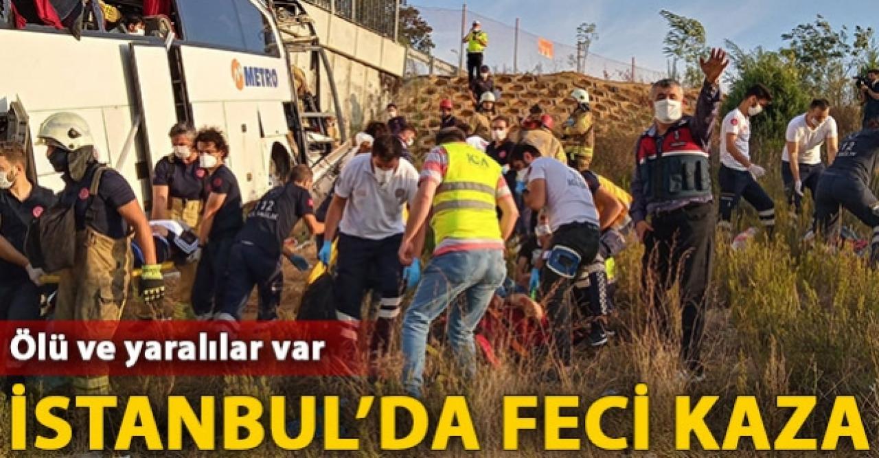 İstanbul'da feci kaza: 5 ölü, 25 yaralı