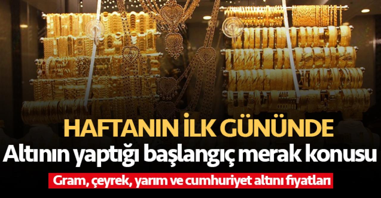 10 Ağustos Pazartesi gram, çeyrek, yarım ve cumhuriyet altını kaç lira