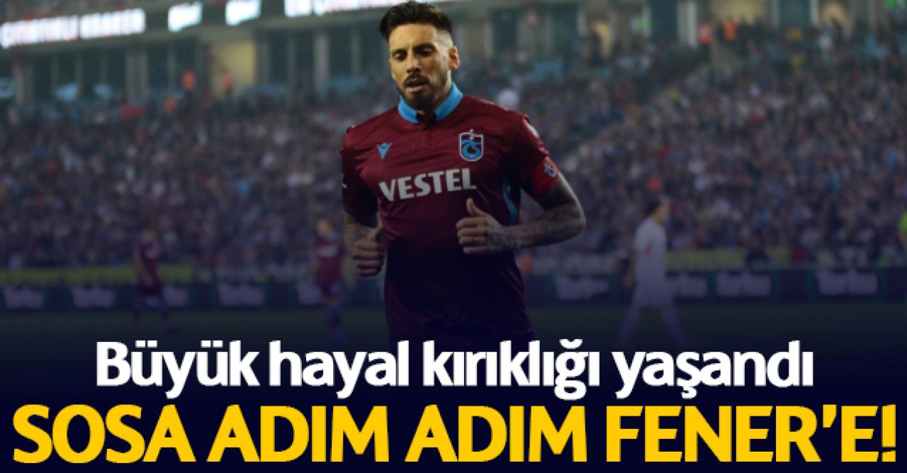 Trabzonspor'un kaptanı Jose Sosa Fenerbahçe'ye doğru! Süreç ve yaşananlar...