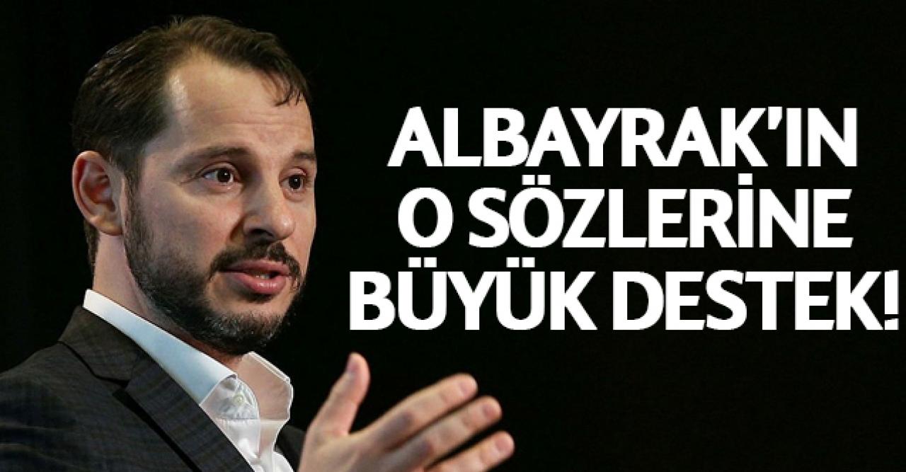 Bakan Albayrak'ın milli bağımsızlık mücadelesi sözlerine büyük destek