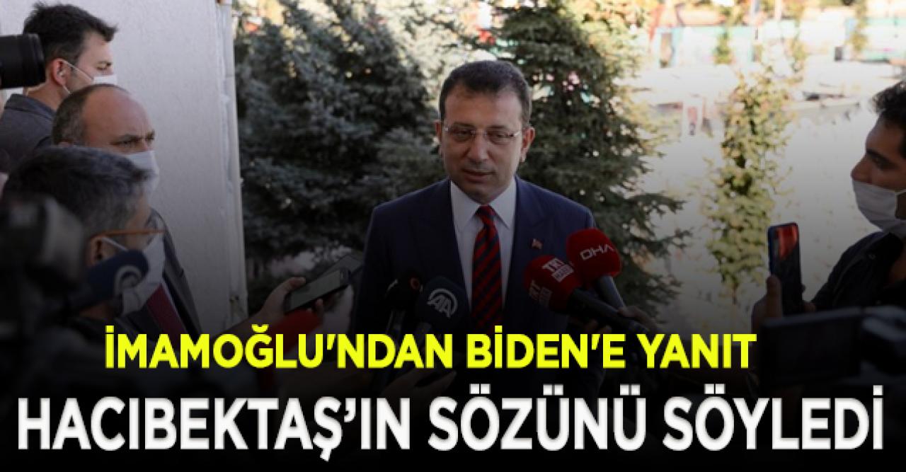 Biden'e Hacıbektaş’tan yanıt verdi: Bir avuç insanın ayar verme çabasının bittiği bir dönemi yaşıyoruz