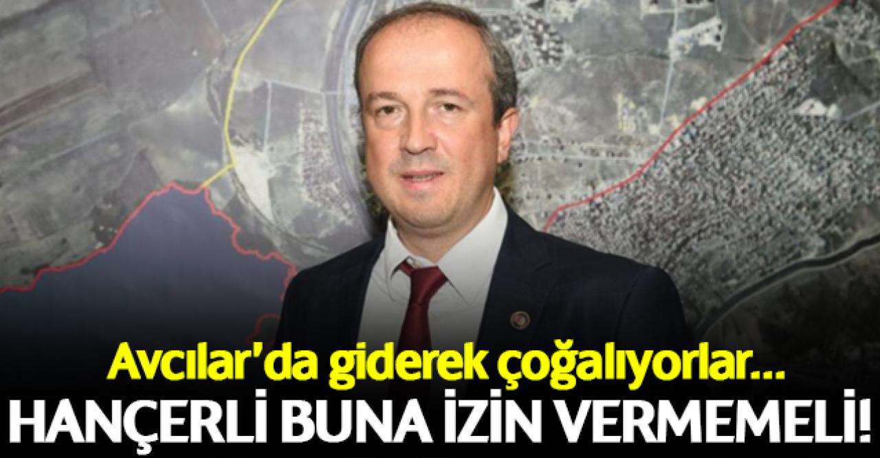 Avcılar Belediye Başkanı Turan Hançerli'nin bu duruma izin vermemesi gerekiyor!