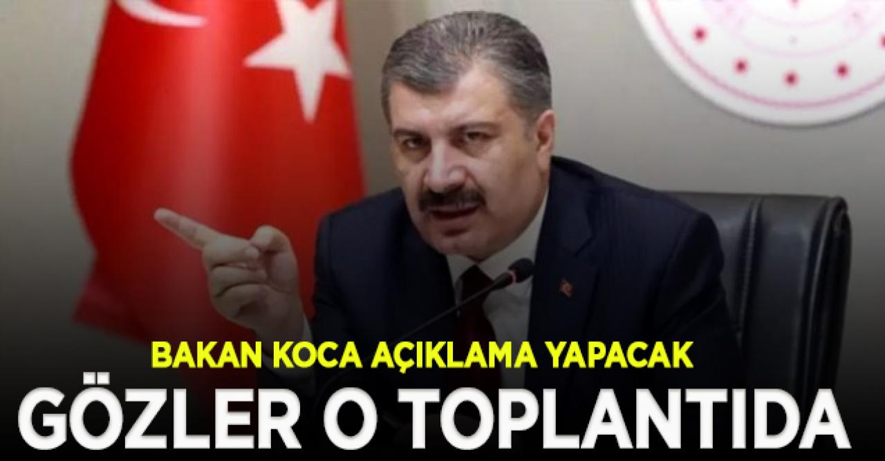 Bilim Kurulu toplantısı başladı! Bakan Koca açıklama yapacak