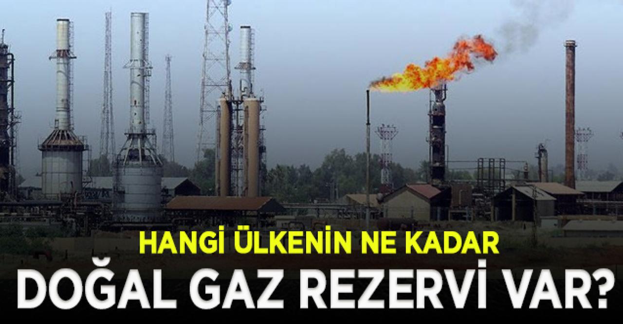 Hangi ülkede ne kadar doğal gaz rezervi var?