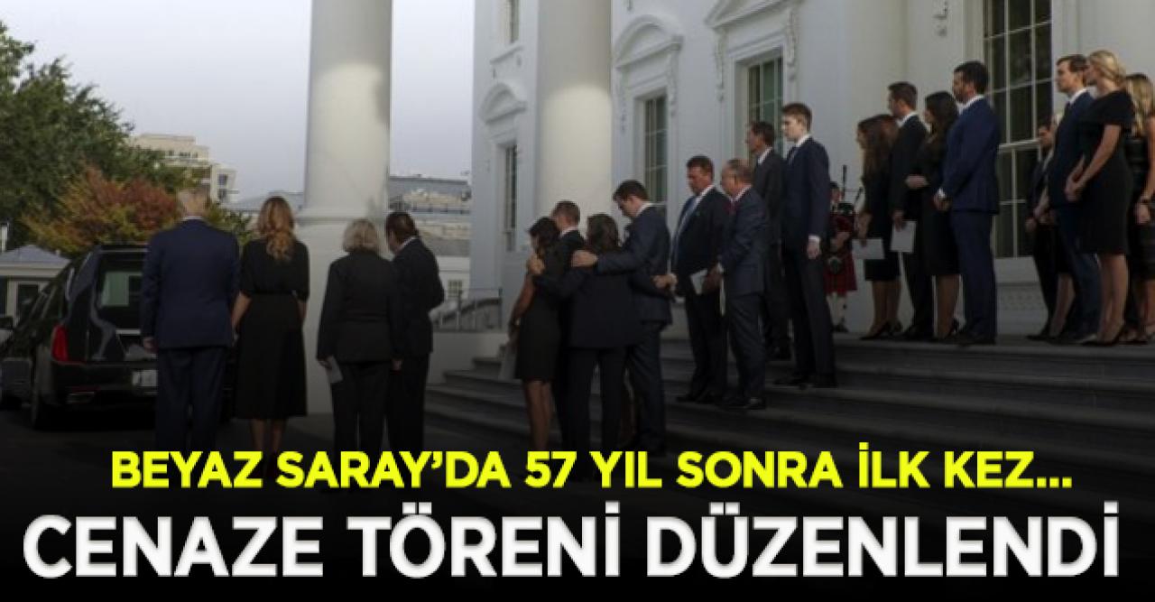 Beyaz Saray'da 57 yıl sonra cenaze töreni