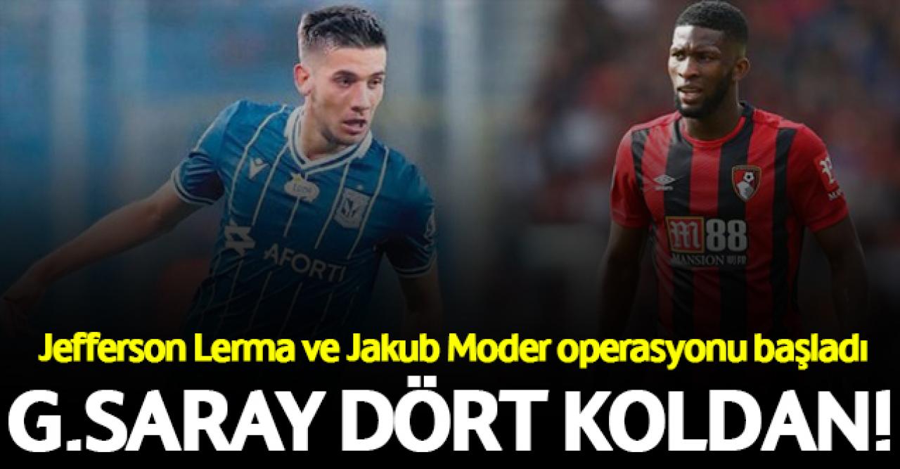 Galatasaray Jefferson Lerma ve Jakub Moder operasyonuna başladı!