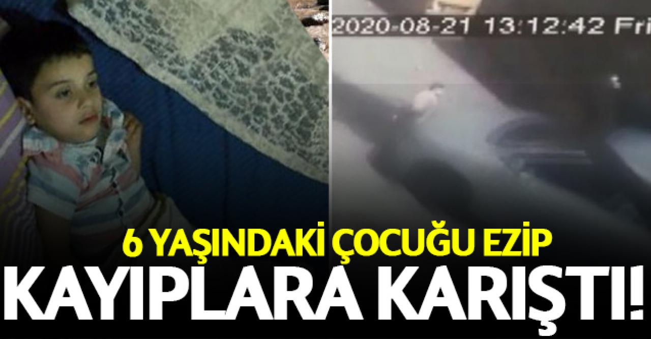 6 yaşındaki çocuğu ezdi ve kaçtı!