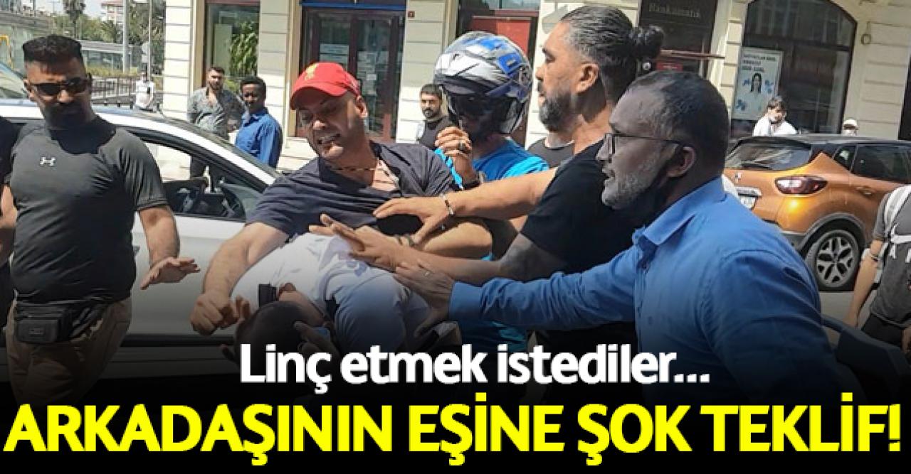 Evinde kaldığı arkadaşının eşini otele çağıran Suriyeliye linç girişimi!