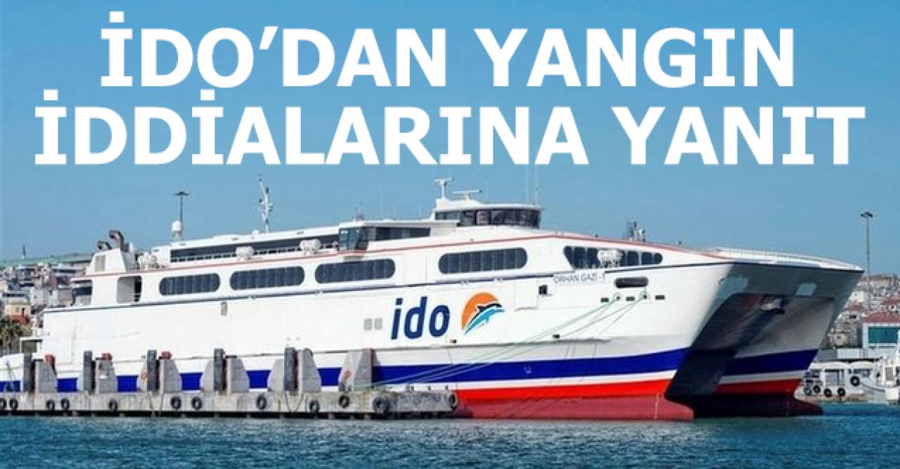 İDO'dan yangın iddialarına yanıt!