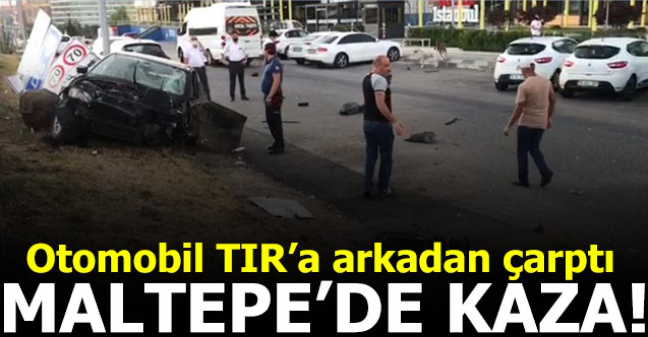 Maltepe'de kaza: 1'i ağır 2 yaralı