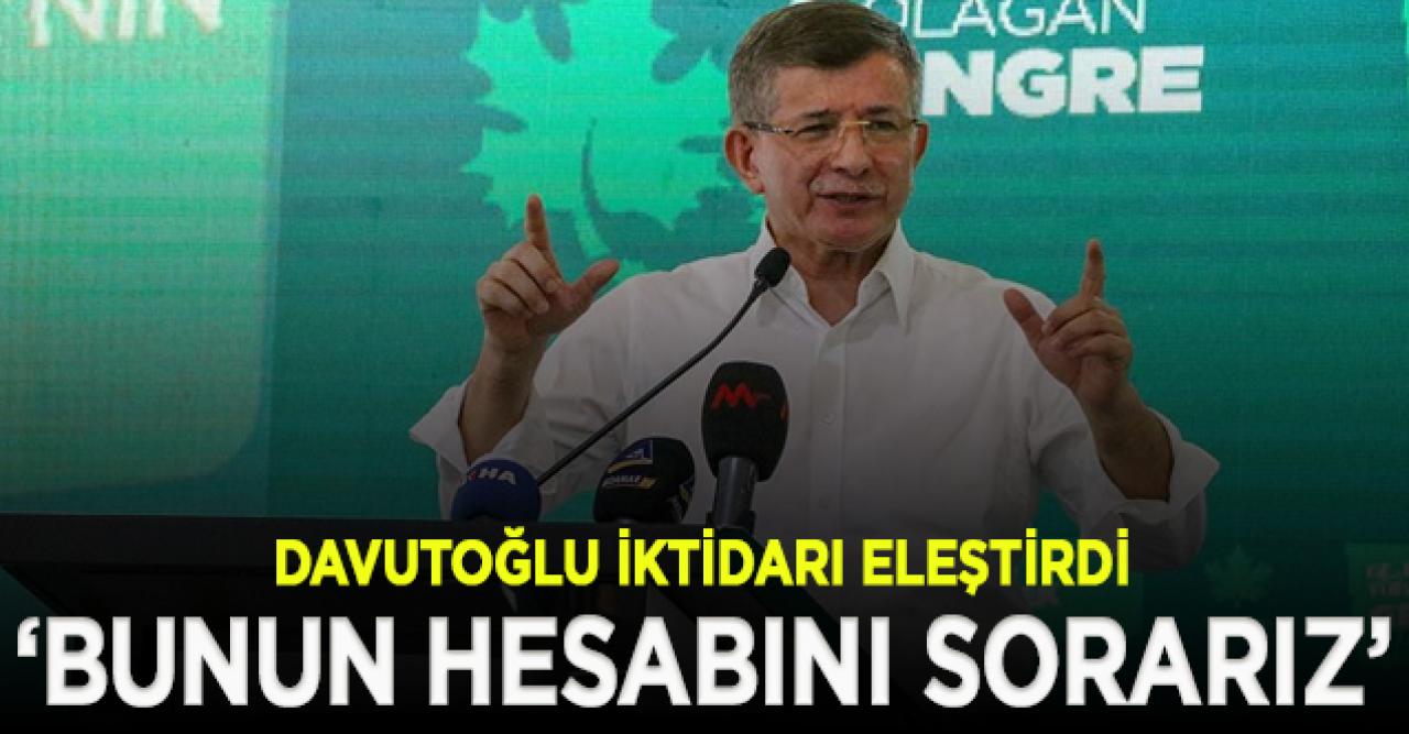 Davutoğlu:  Liyakatsiz bir bakanı Türkiye'nin başına getirmek istiyorlar