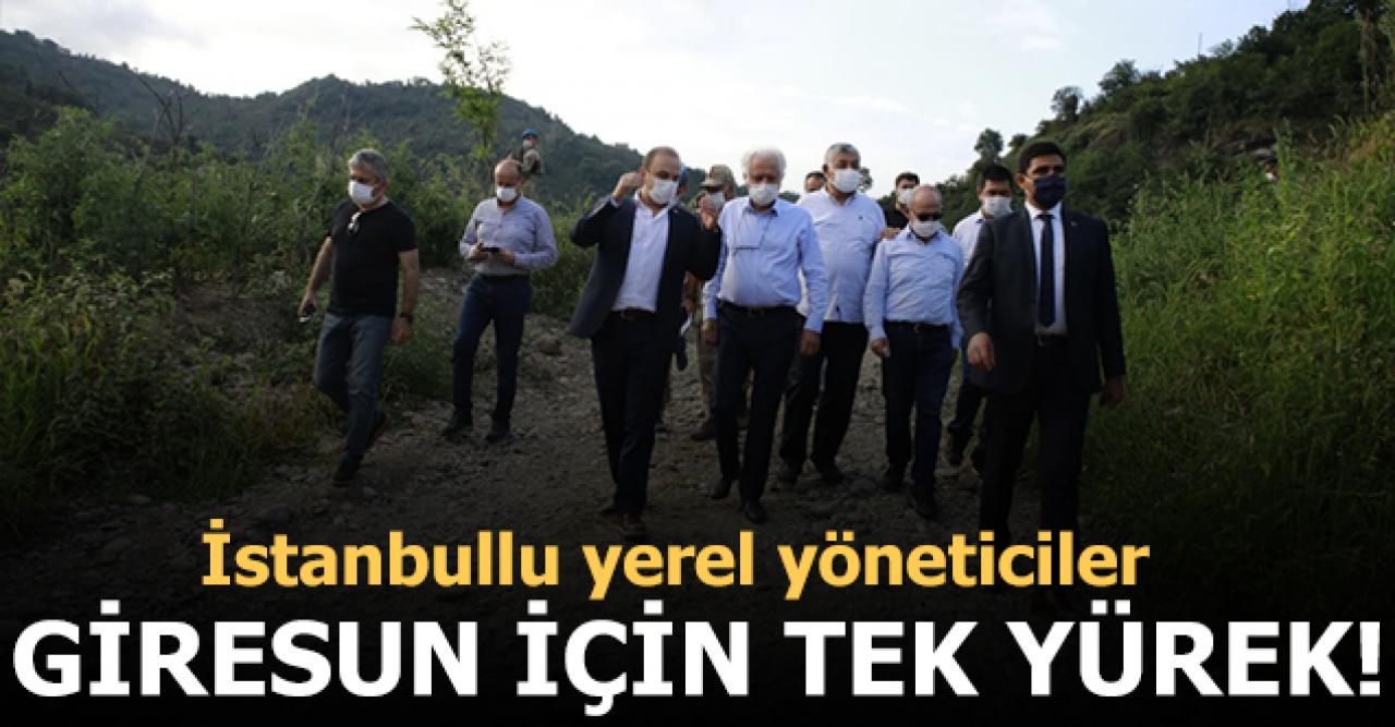 İstanbullu yerel yöneticiler Giresun için tek yürek