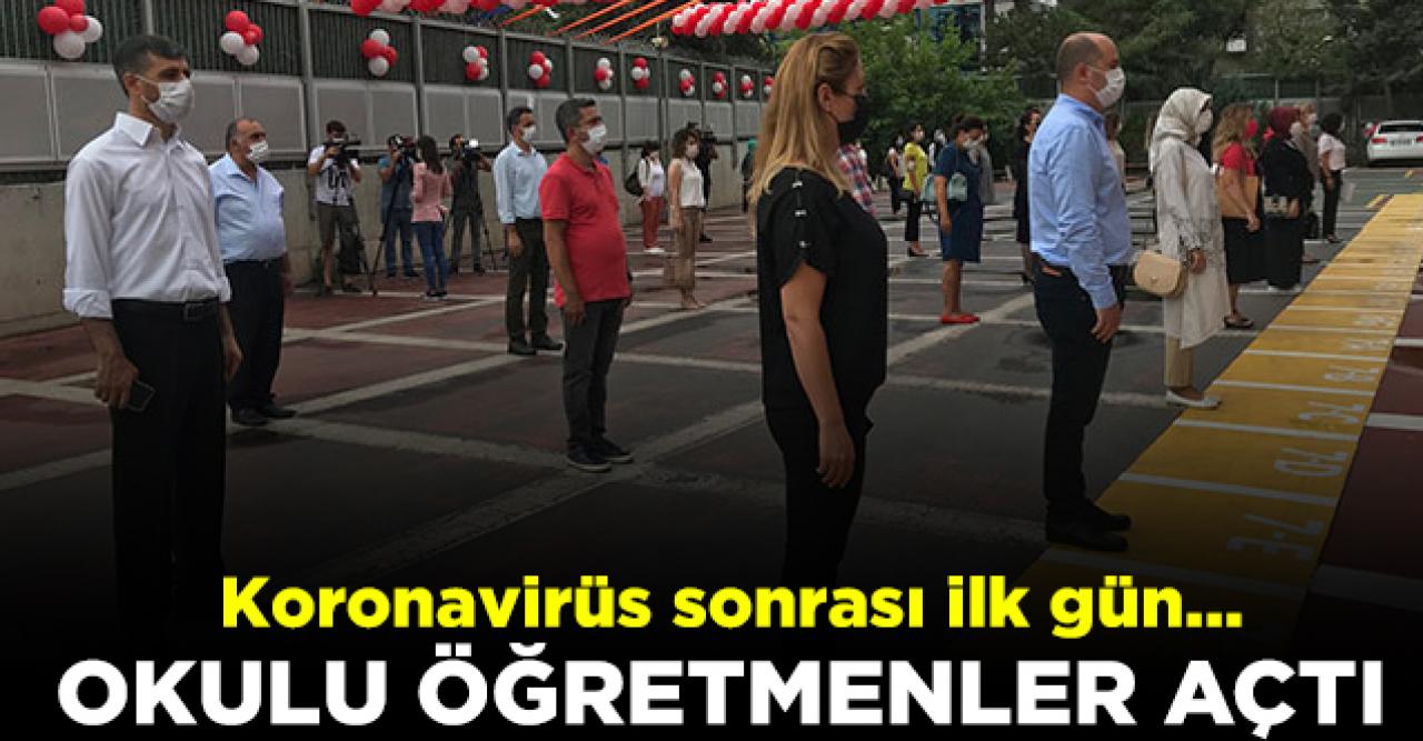 Okulları öğretmenler açtı