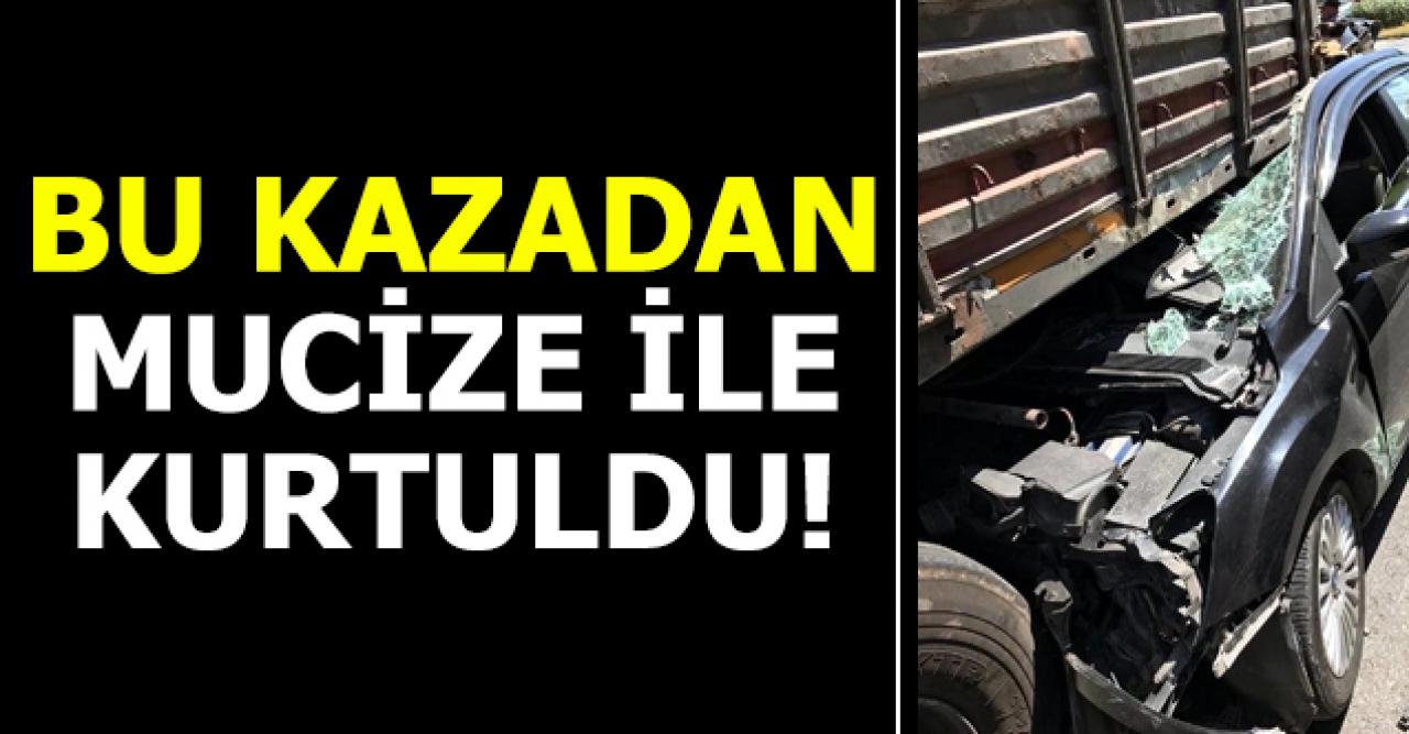 Avcılar'daki bu kazadan mucizeyle kurtuldu!