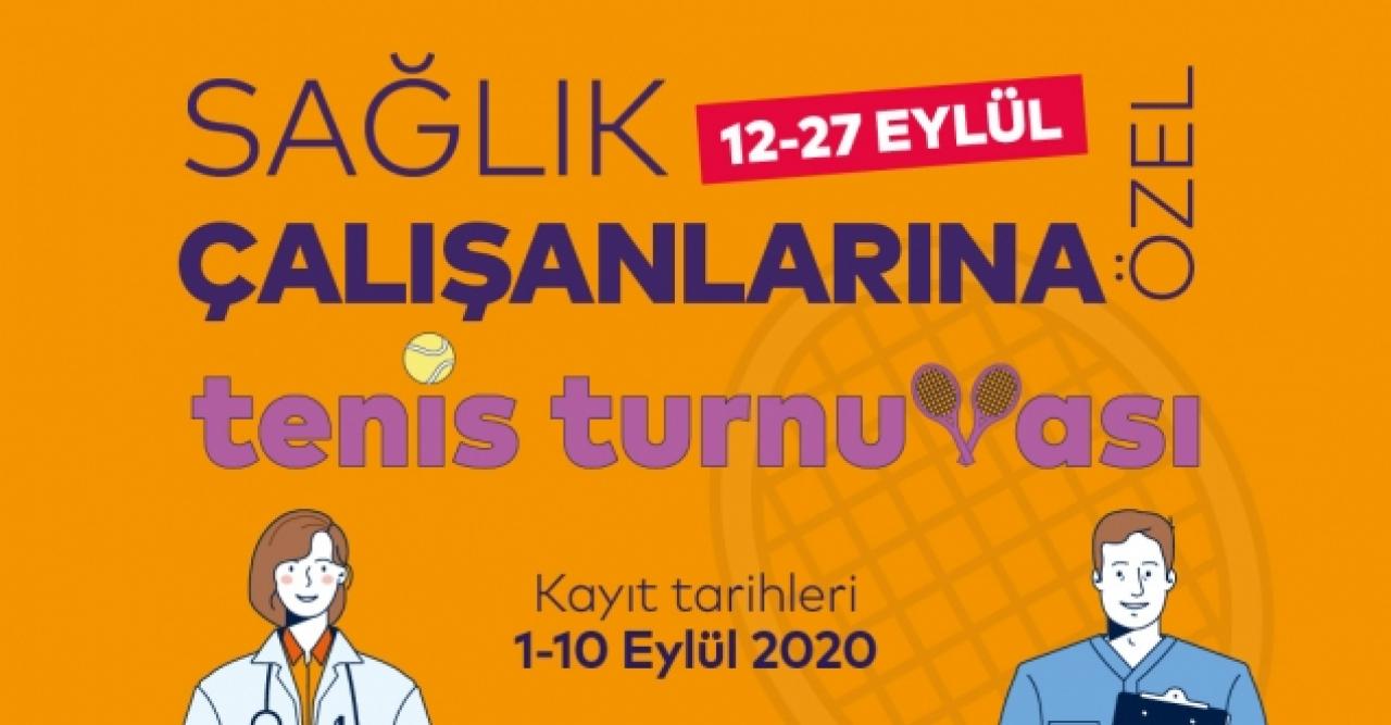 İBB'den sağlık personellerine özel tenis turnuvası