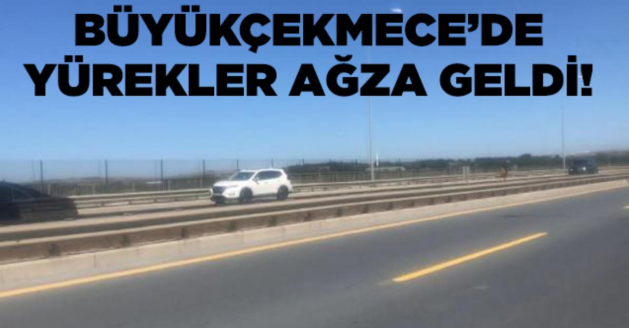 Büyükçekmece'de yürekleri ağza getiren olay!