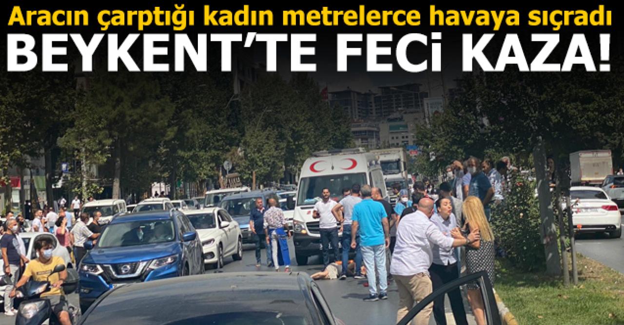 Beylikdüzü Beykent'te feci kaza: 1 yaralı