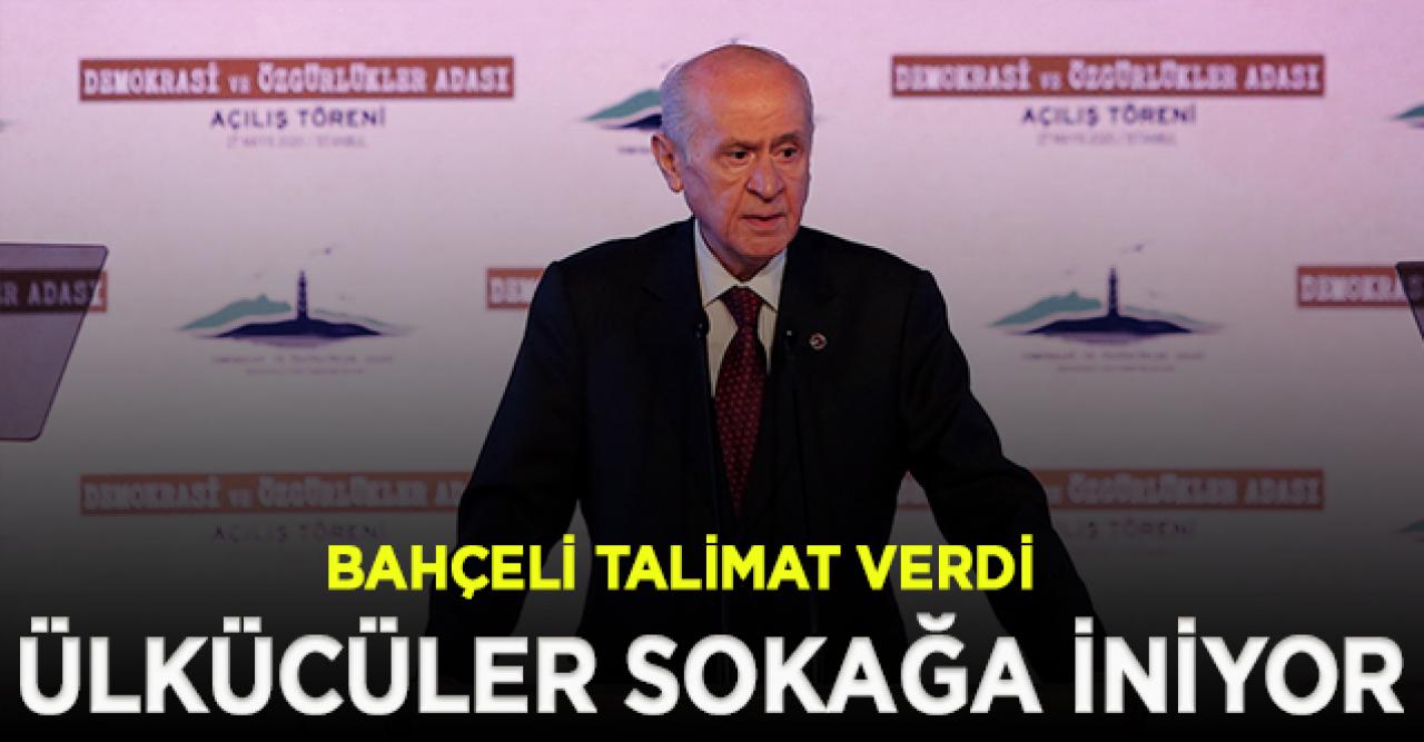 Ülkücüler Bahçeli'nin talimatıyla 9 Eylül'de sokağa iniyor