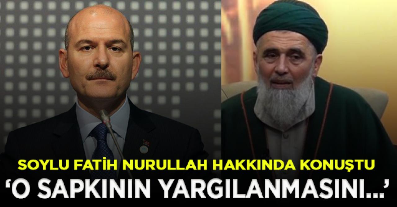 Bakan Soylu, istismardan tutuklanan Fatih Nurullah hakkında konuştu: O sapkını yakalayan kolluk birimlerimizdir