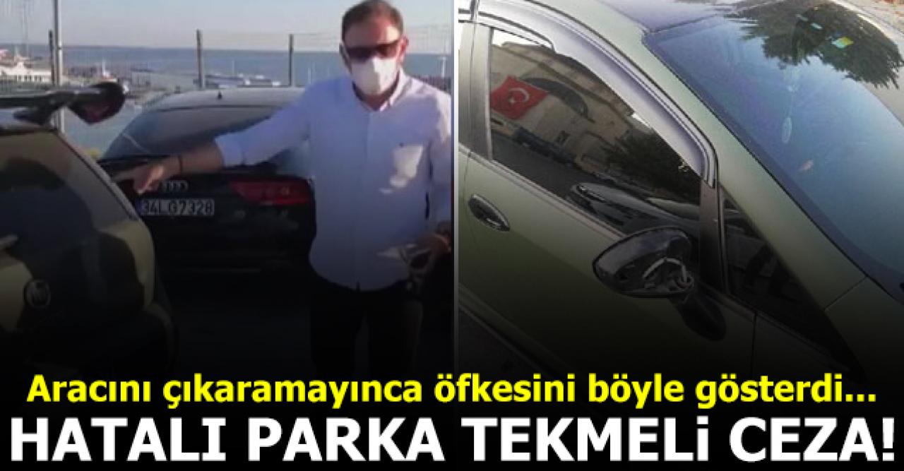 Beylikdüzü'nde hatalı parka tekmeli ceza