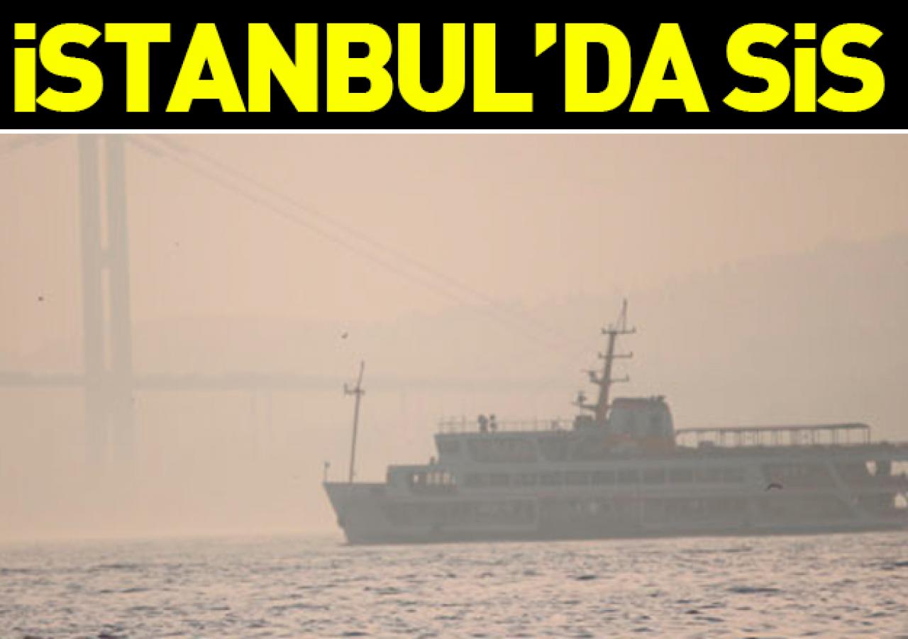 İstanbul Boğazı'nda sis