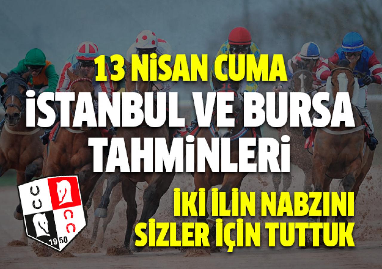 13 Nisan 2018 Cuma At Yarışı Tahminleri - İstanbul ve Bursa'da altılı ganyan heyecanı